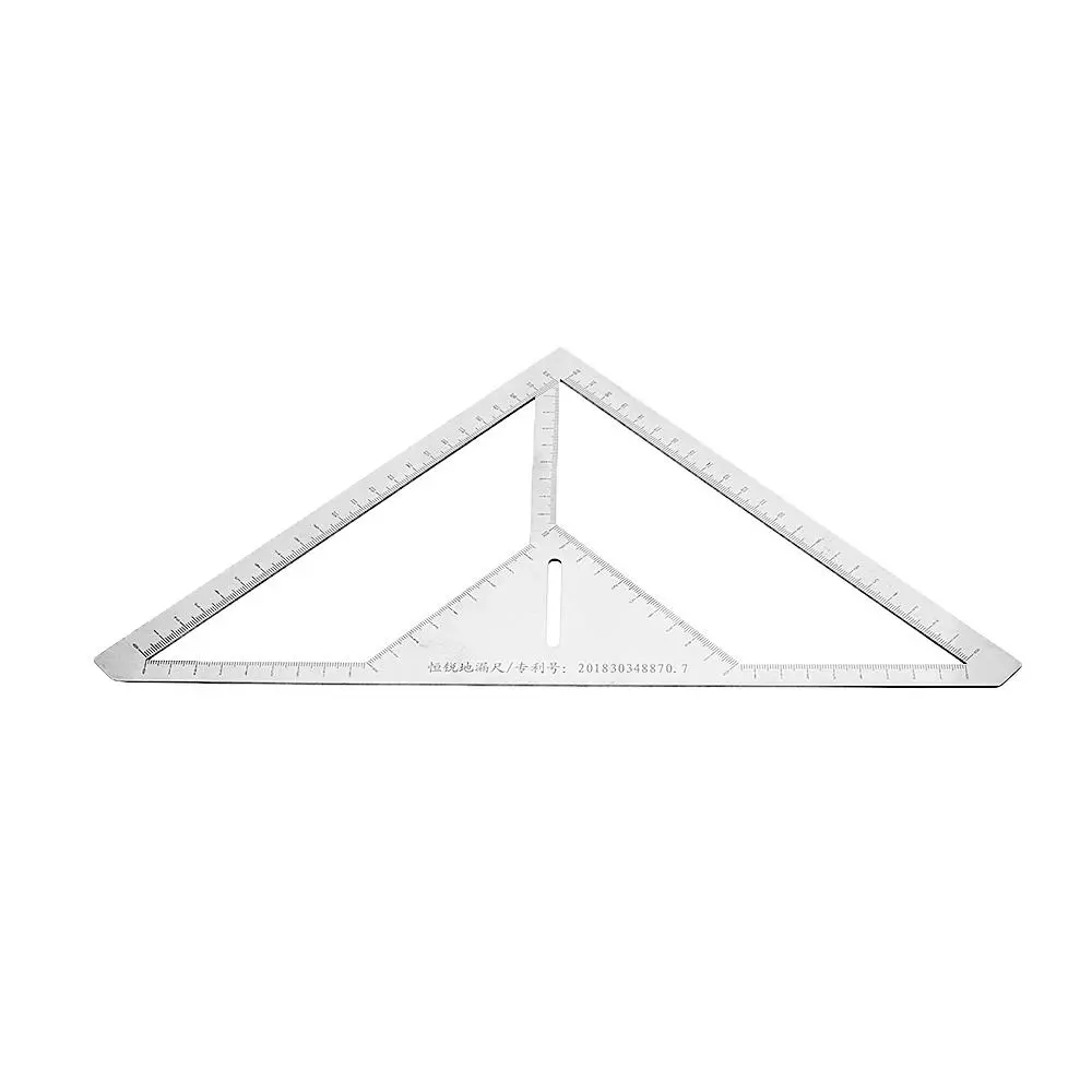Drillpro Triangle Ruler | Multifunction Floor & Tile Ruler - Stainless Steel Measuring Tool - Image 5