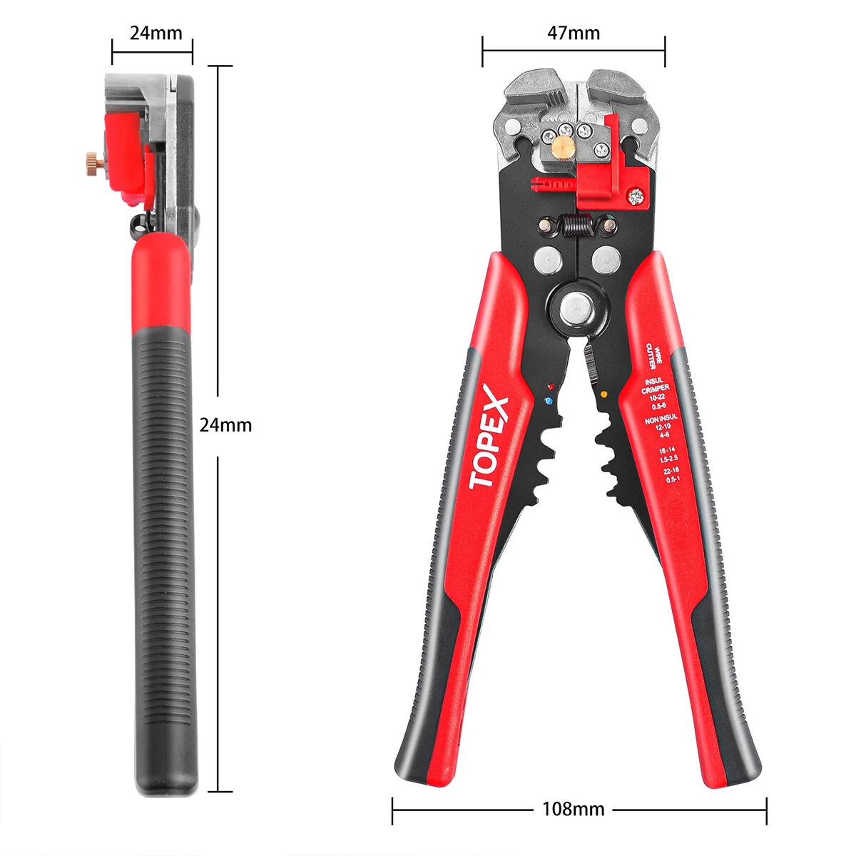 Klein Tools 260-Piece Wire Stripper Set - Self-Adjusting Crimper & Terminals - Image 5