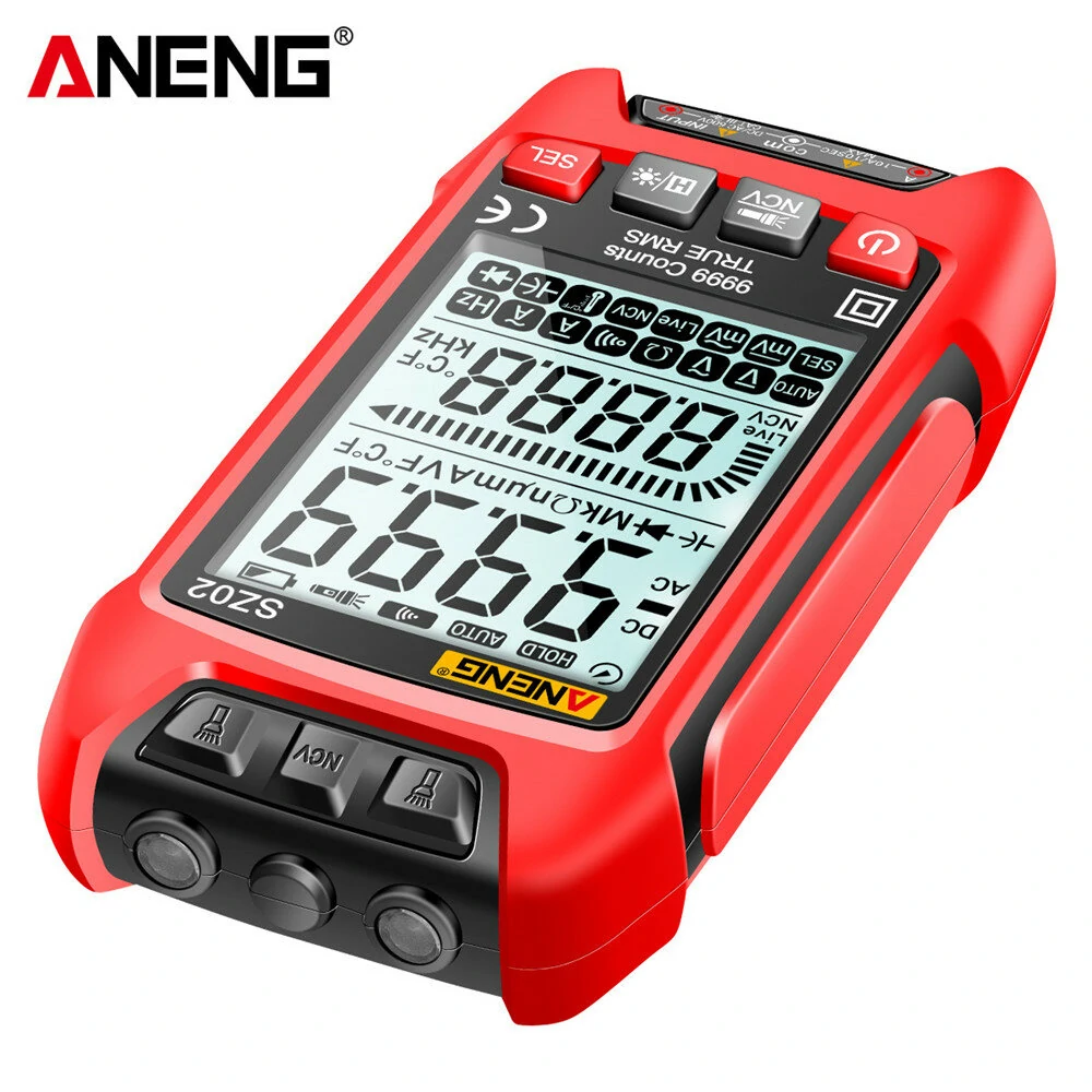 ANENG SZ02 True RMS Digital Multimeter - 9000 Counts Auto Range | Capacitor Tester - Image 4