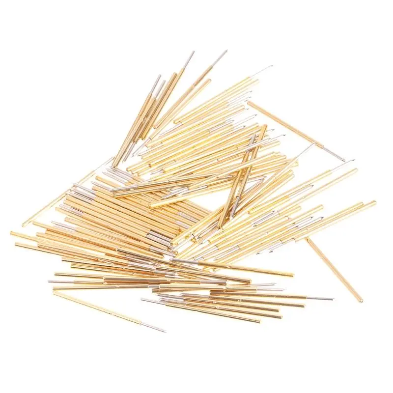 P100-B1 Pogo Pin Test Probe - 100 Pcs - 1.36mm Dia 33.35mm Length - Image 2