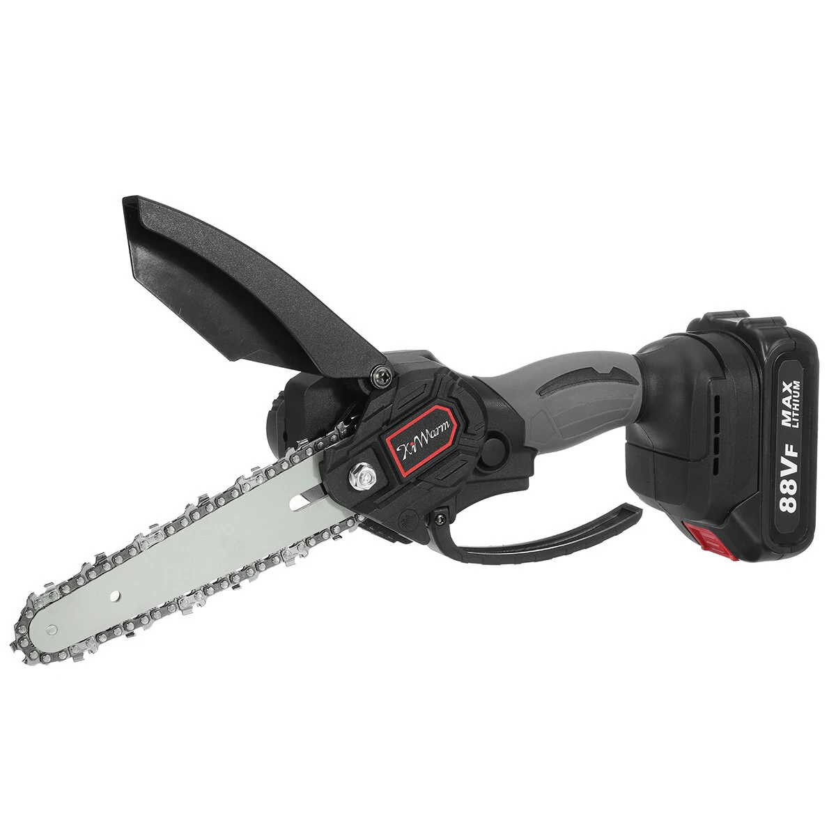 88VF Portable Electric Pruning Chain Saw - 6 Inch Rechargeable w/ 2 Batteries - Image 4