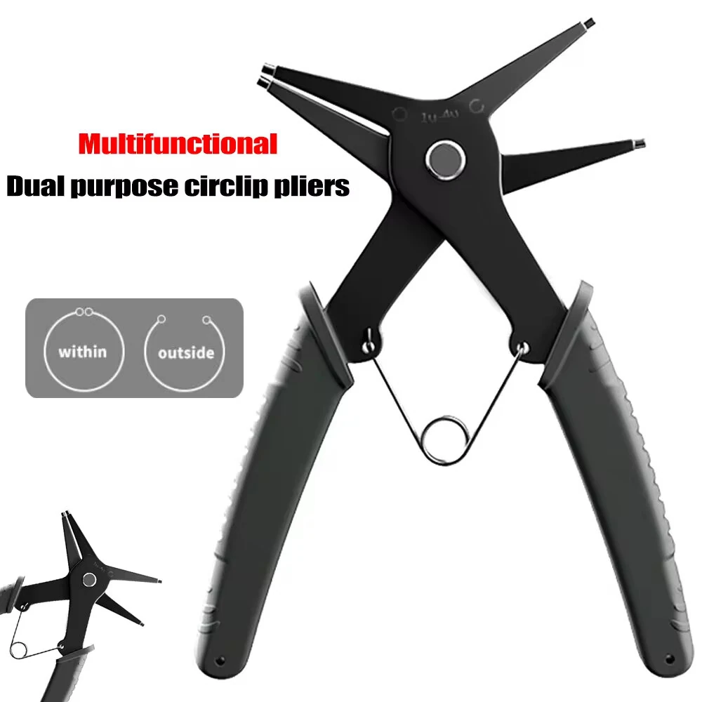 Snap Ring Plier 4-Way Type - 2 in 1 Multifunctional Hand Tool | Circlip Remover - Image 2
