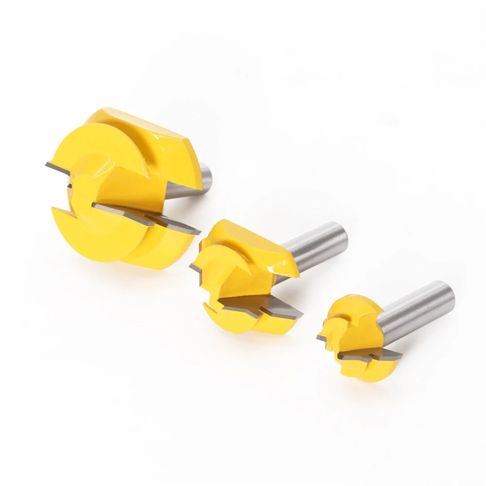 LAVIE 3PCS 45° Lock Miter Router Bit Set | 1/4 & 1/2 Inch Shank | Tungsten Carbide - Image 5