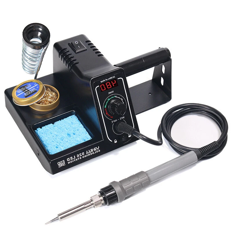 60W Adjustable Temperature Digital Soldering Iron Set - Internal Heat Type - Image 2