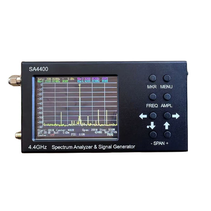 3.2-Inch Touch Screen Spectrum Analyzer | 45-4400 MHz | 600 MHz/s Fast Sweep - Image 2