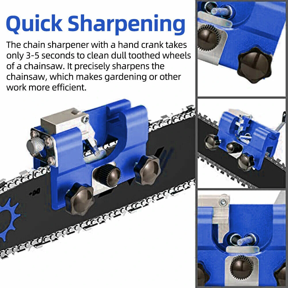 Chainsaw Sharpener Portable Tool Set | Quick Sharpening File Table for All Chain Saws - Image 3