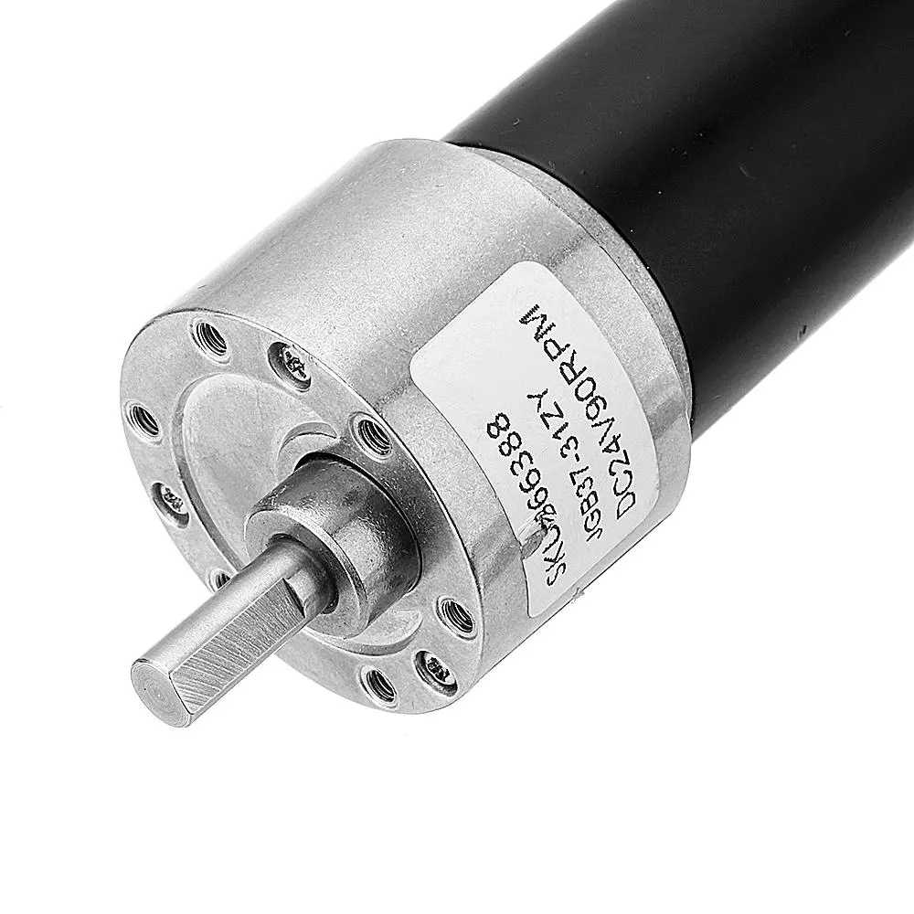 Machifit 24V Permanent Magnet Motor - 90/140 RPM Tubular Gear Reducer - Image 5