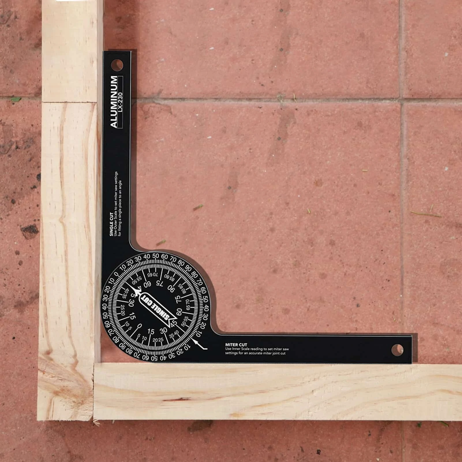 Digital Angle Finder Miter Saw Protractor - Aluminum Alloy Edge Meter Gauge | Woodworking Tool - Image 5