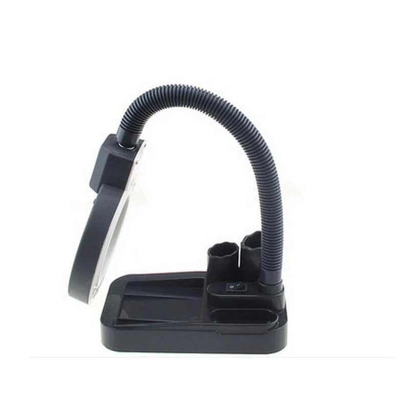 SUNSHINE 5X 10X LED Desktop Magnifier | 40 LED Bracket | 110V/220V Universal Glass Lens - Image 3