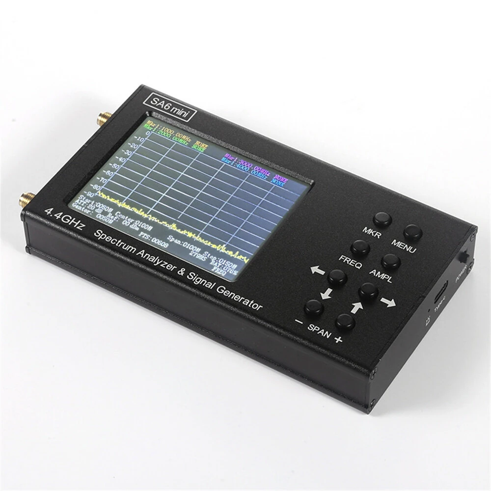 SA6 Mini Spectrum Analyzer 35-4400MHz | Portable Signal Tester | 75dB Dynamic Range - Image 5