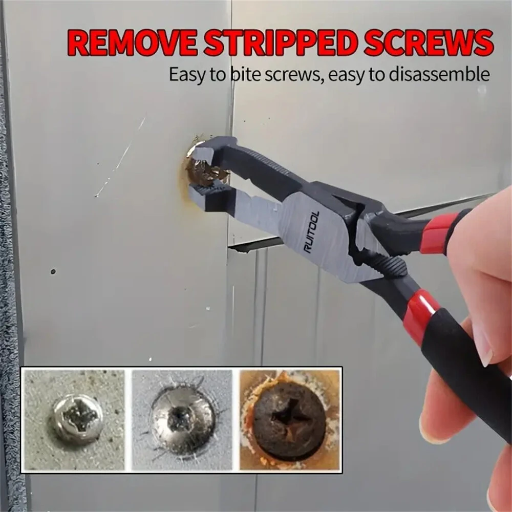 RUITOOL Screw Extractor Pliers | Stripped Screw Remover Tool with Non-Slip Jaws - Image 4