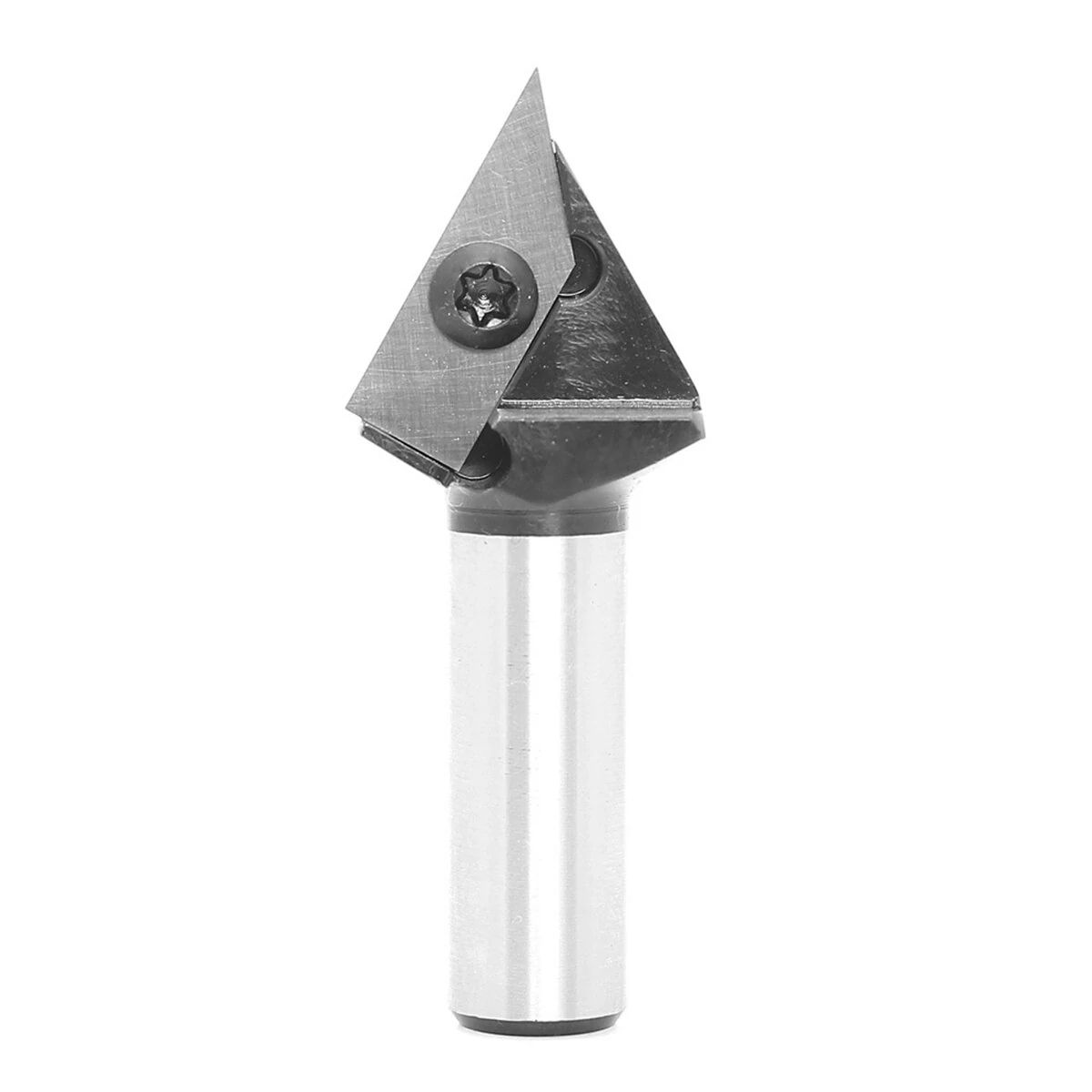 Carbide Insert CNC Router Bit - 60 Degree V-Groove for Wood Engraving | 1/4 & 1/2 Inch Shank - Image 2