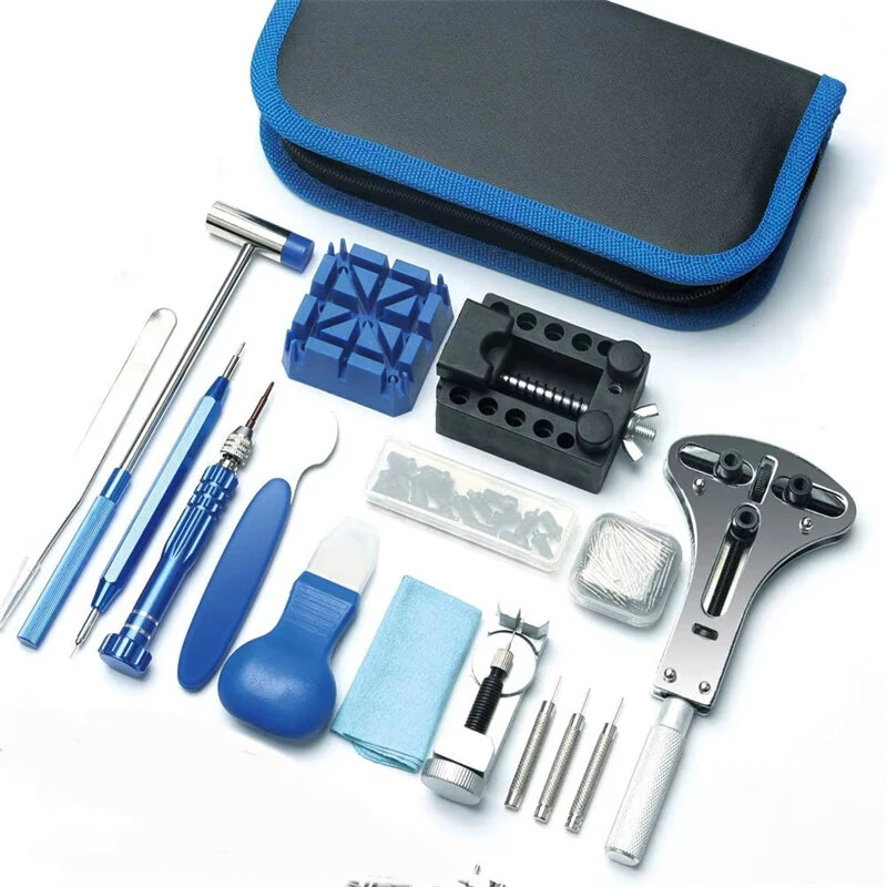Watch Repair Kit - 185pcs Professional Tools Set with Case Opener & Battery Press - Image 2