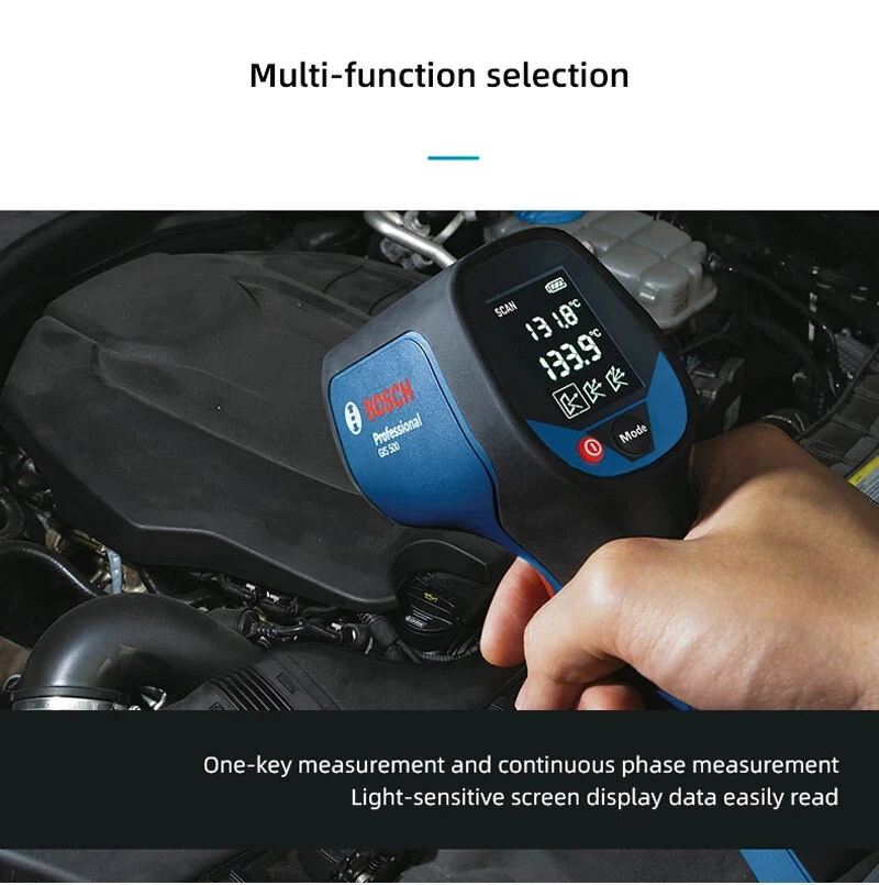 GIS500 Infrared Thermometer -30°C to 500°C | High Precision Laser | Continuous Measure - Image 4