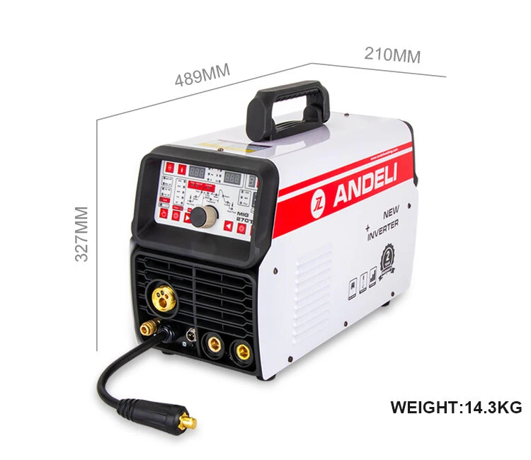 ANDELI MIG-270TPL MIG Welder | 220V 4-in-1 MIG/MAG/TIG/MMA | Pulse & Cold Function - Image 2