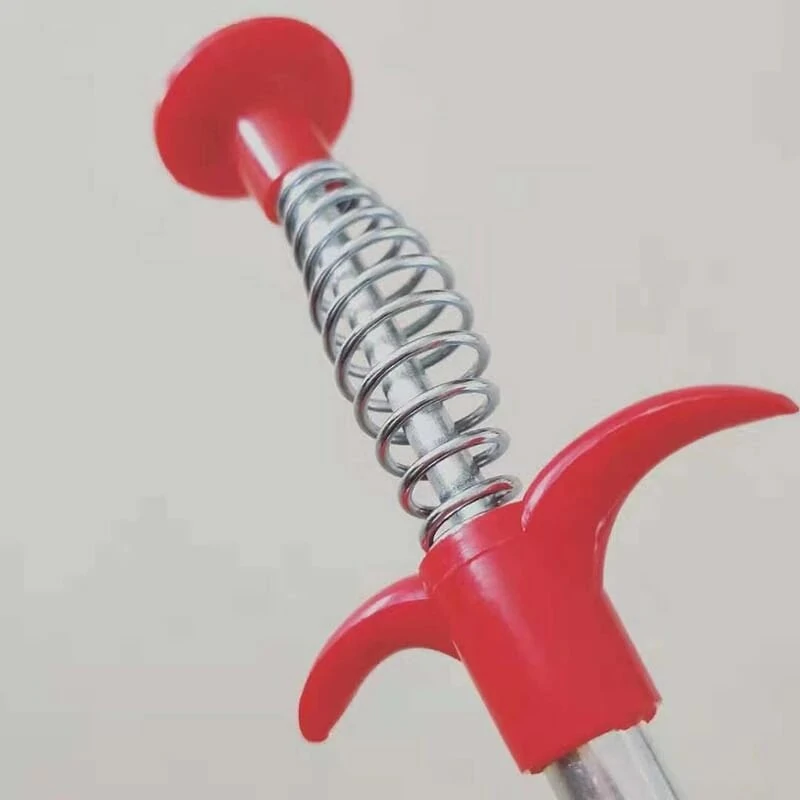 Silver Drain Clog Removal Tool - 7PC Pipe Cleaner Set for Sink Toilet Bathtub - Image 2