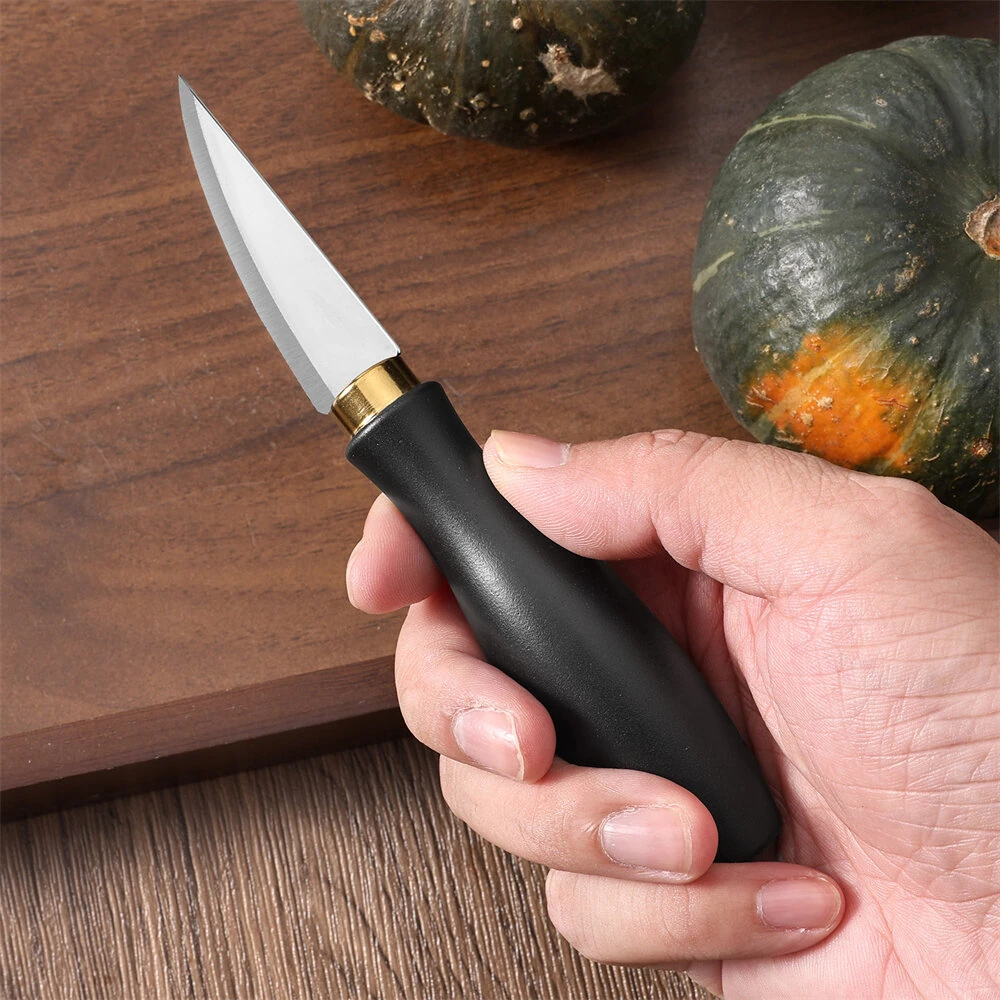 Wood Carving Tool Kit - 4pcs Stainless Steel Blades | Professional Detail Cutter Set - Image 5