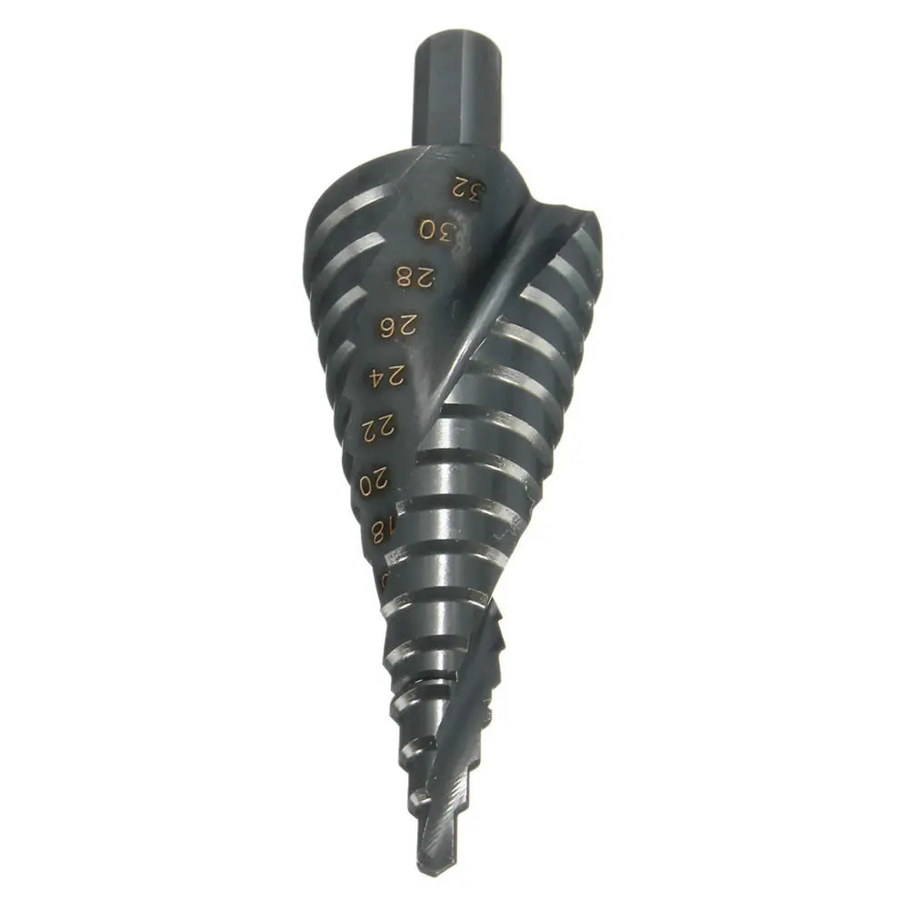 4-32mm Spiral Grooved Nitrogen Coated Step Drill Bit Brand Model - Image 5