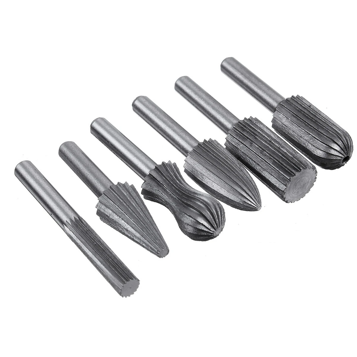 6mm Shank Tungsten Carbide Burr Set - 6pcs for Rotary Drill & Die Grinder - Image 5