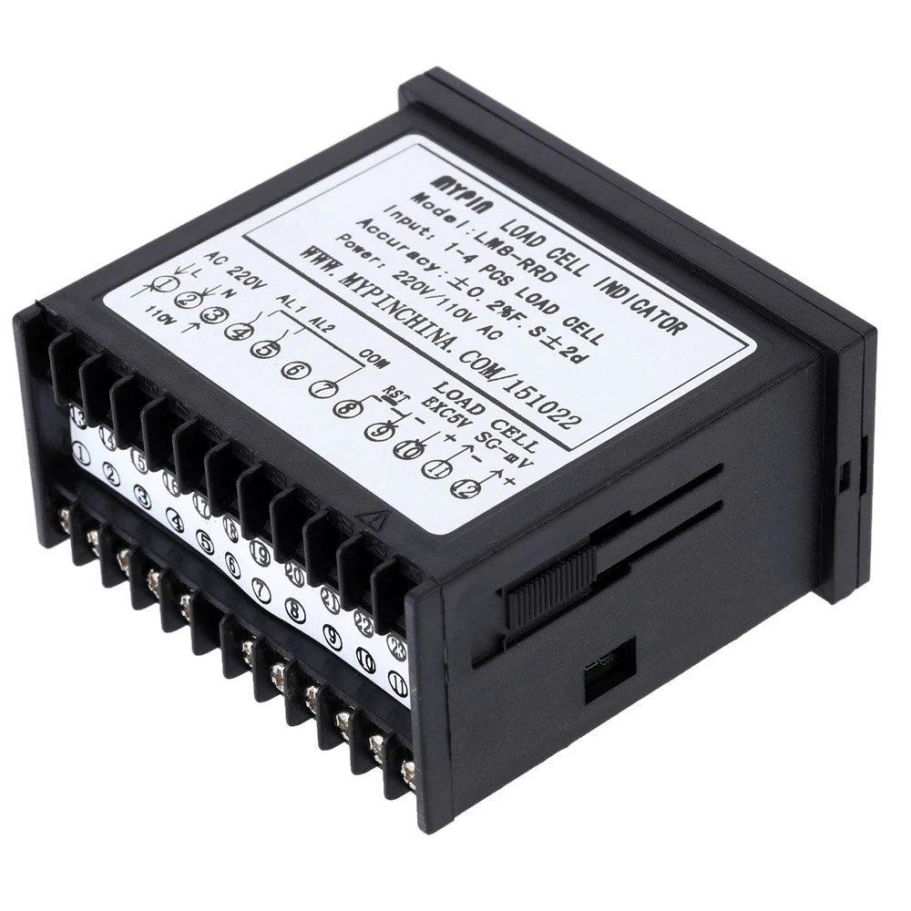 LM8-RRD Digital Weighing Controller - 1-4 Load Cell Input | 2 Relay Output - Image 4