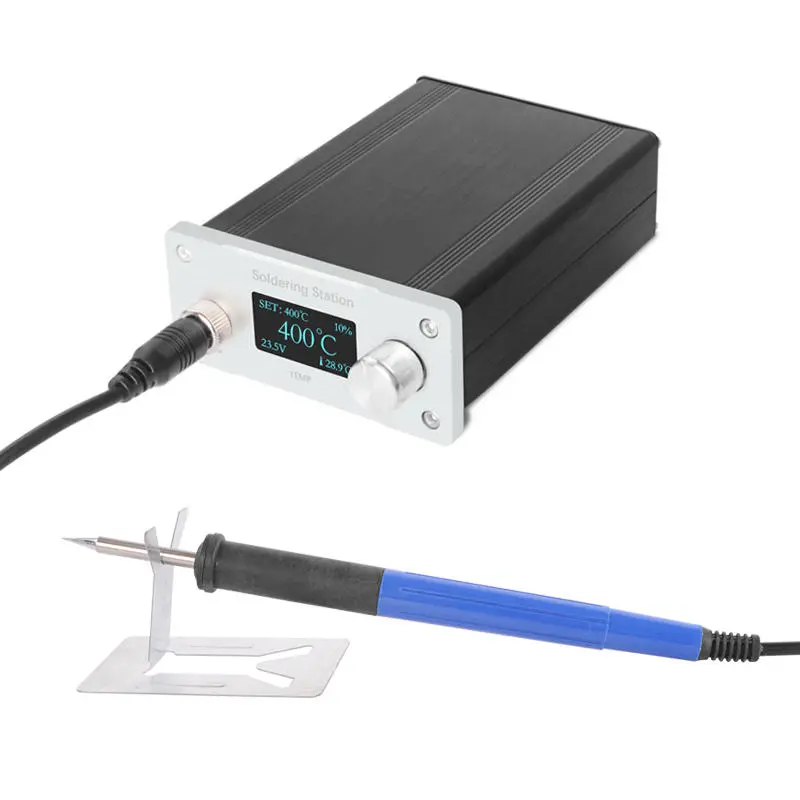 STC T12 OLED Soldering Station - Quick Heating Welding Iron 200-450°C 100-240V - Image 2
