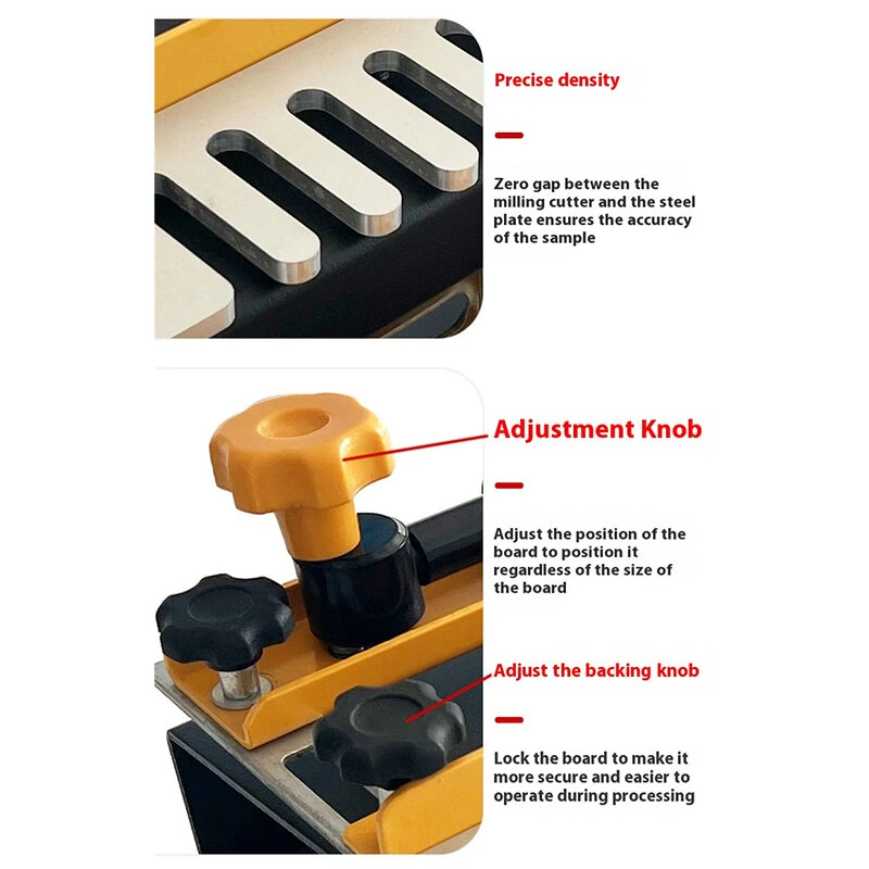 Wood Dovetail Tenoner - 12inch 300mm Max Workpiece | Router Bit Template for Joints - Image 4
