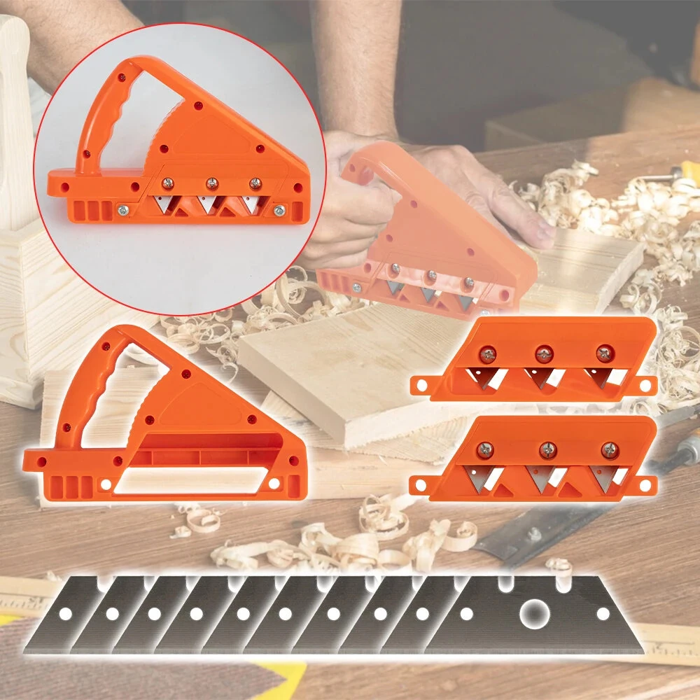 Gypsum Board Hand Plane - Drywall Edge Chamfering Tool for 45°/60° Angles - Image 2