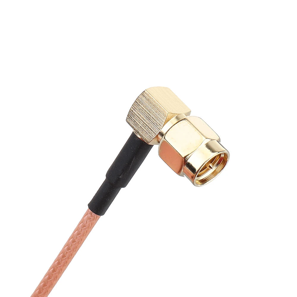 SMA Male Right Angle to Female RG316 Coax Pigtail Cable - 15CM RF Adapter - Image 4