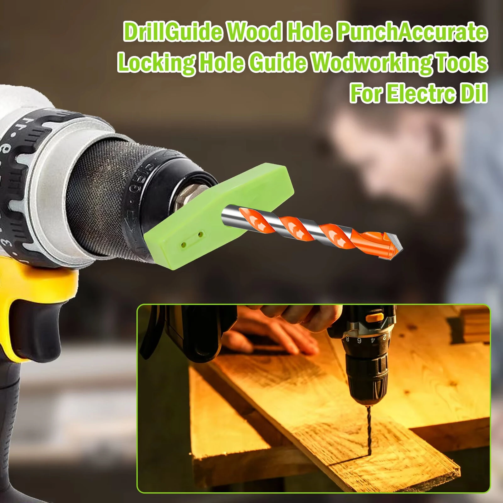 Drill Hole Position Light Locator - Plastic Drill Guide with Clear Viewing - Image 3
