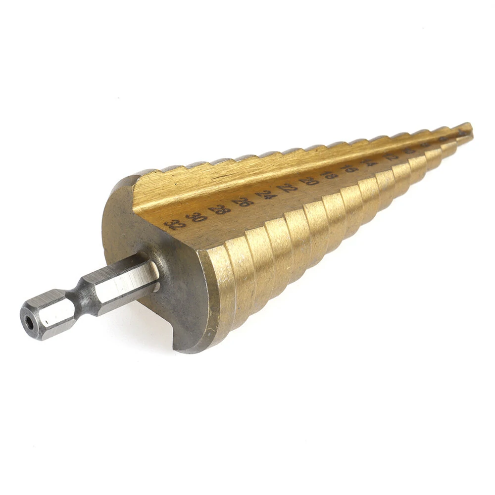 3PCS HSS Titanium Drill Bits Set | 4-32mm for Steel Wood Plastic | 3-Sided Shank & Portable Bag - Image 5