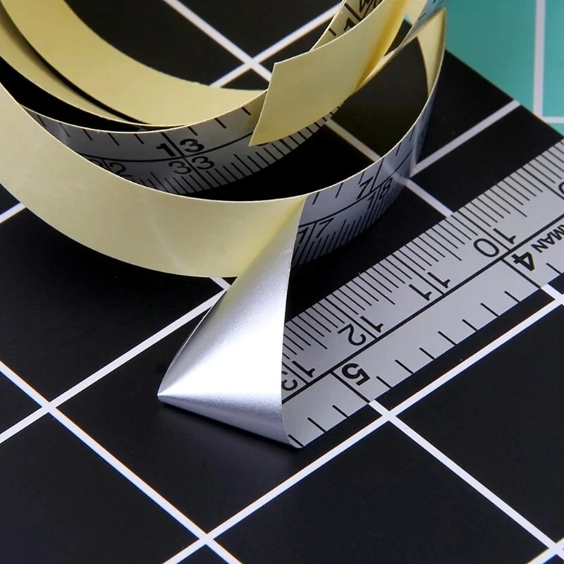 Metric Sewing Machine Tape - 150cm Self-Adhesive Vinyl Ruler Sticker - Image 3