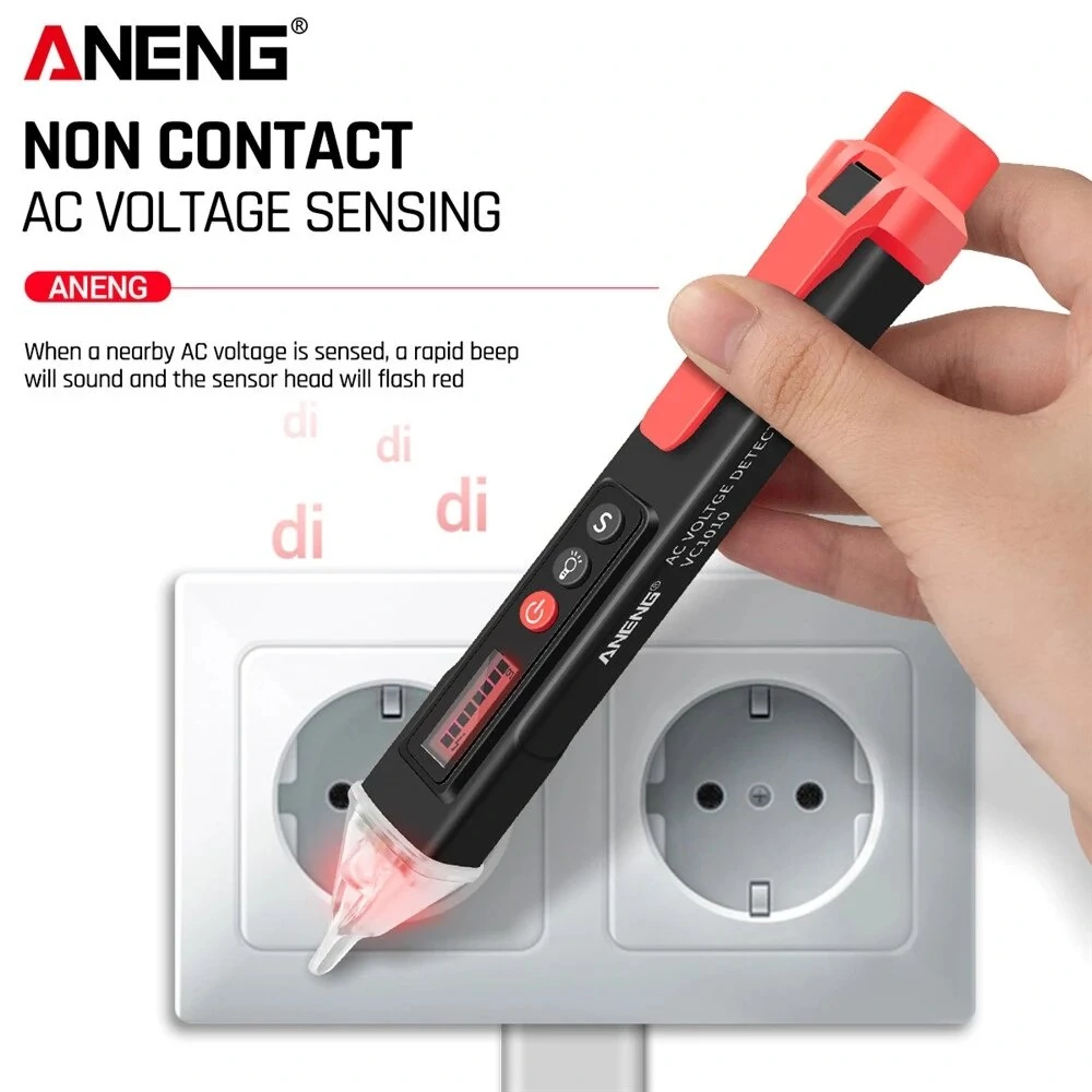 ANENG VC1010 Digital Voltage Tester Pen | Non-Contact AC 12-1000V Sensor - Image 5