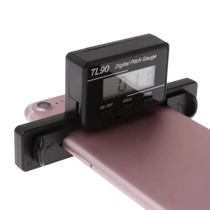TL90 Digital Pitch Gauge - LCD Backlight Display for Blade Angle Measurement - Image 3