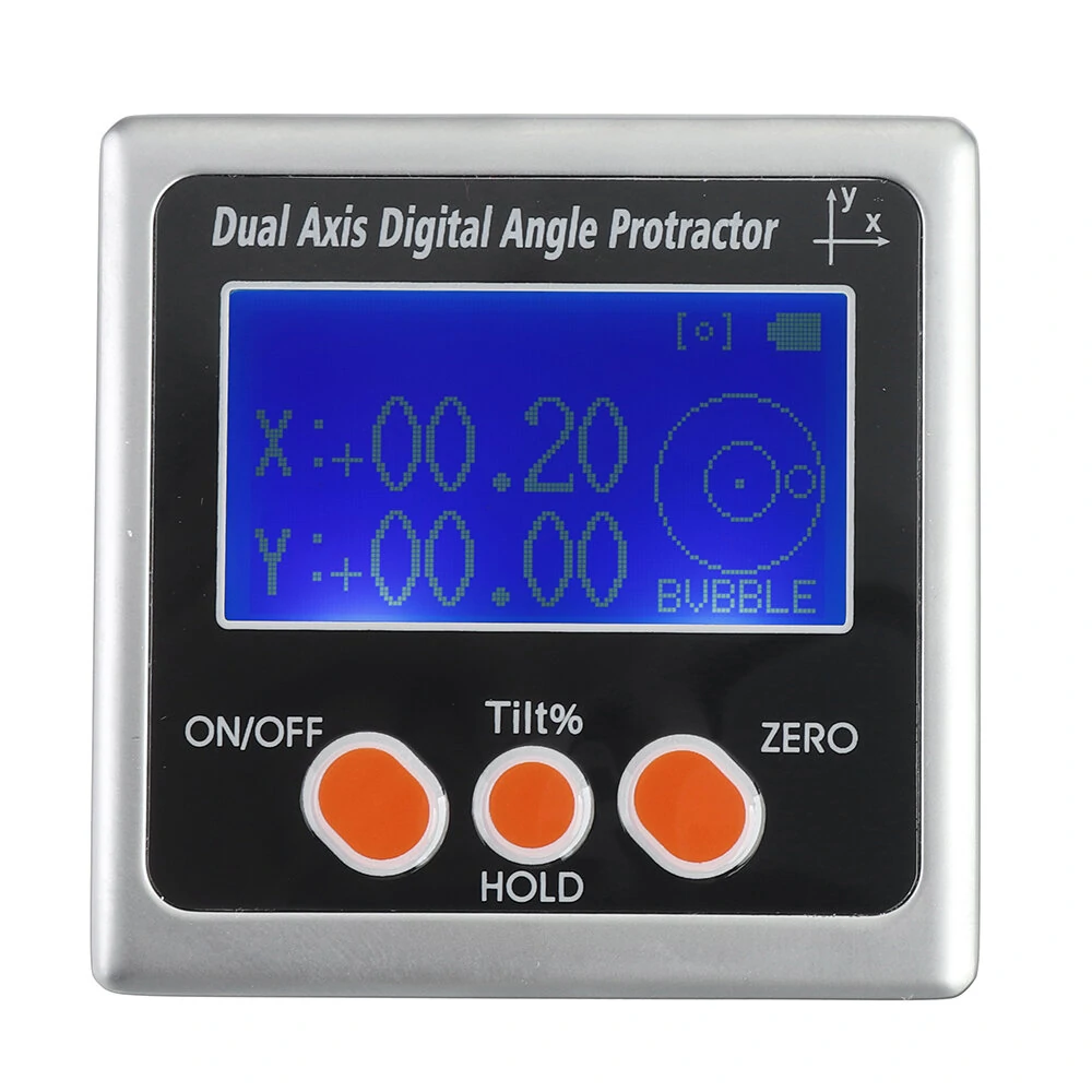 360 Degree Digital Protractor | Dual Axis Inclinometer with LCD & Magnetic Base - Image 4