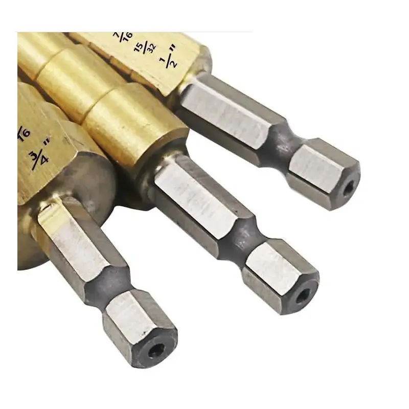 3/16-1/2 Inch Step Drill Bit | 1/4 Inch Shank | High-Speed Steel - Image 4