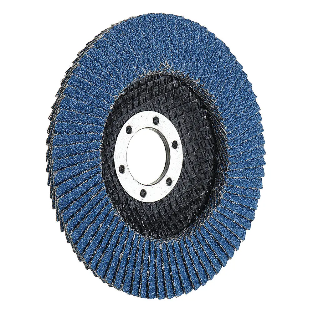 Drillpro 10Pcs 4.5 Inch Zirconia Flap Discs - 115mm 40-120 Grit Angle Grinder Wheels - Image 4