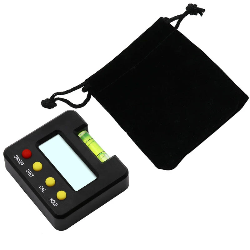4x90° Digital Inclinometer | Magnetic Base & Blister Level Gauge | 0.1° Resolution - Image 5