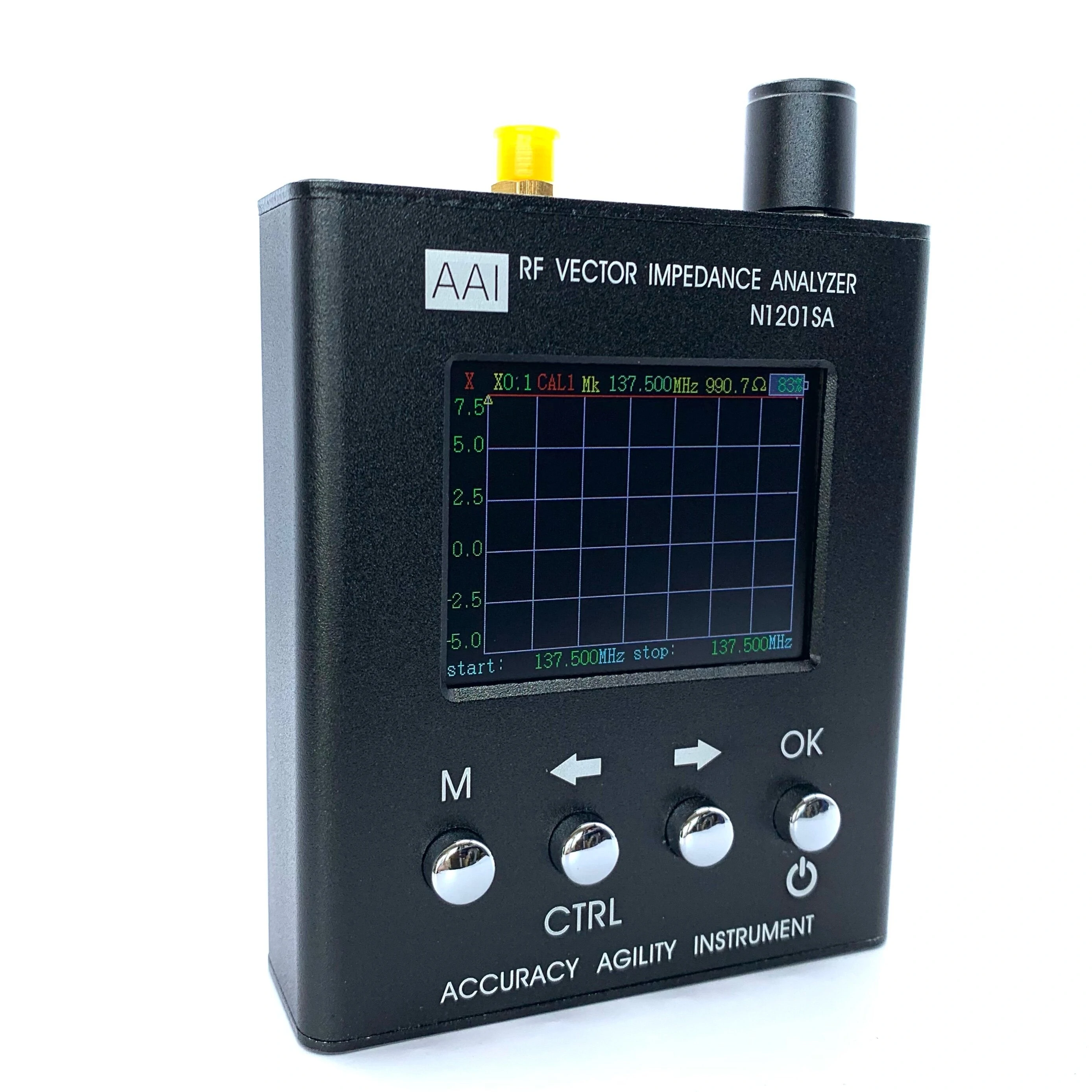 AAI N1201SA+ Antenna Analyzer | 34.375MHz-2.7GHz | SWR & Impedance Meter - Image 3