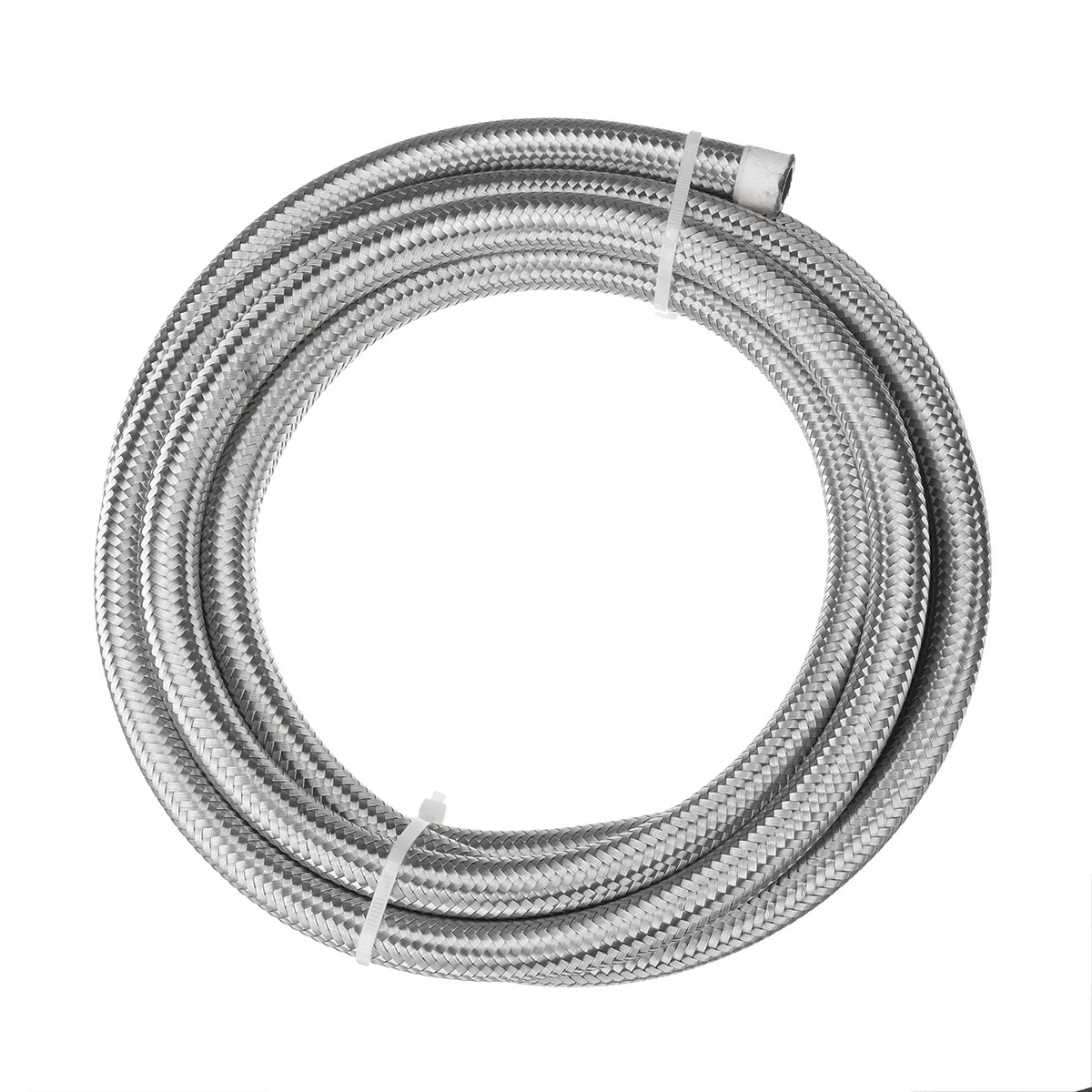 Stainless Steel Braided Fuel Hose - AN4 AN6 AN8 AN10 - 10FT Oil Gas Line - Image 2