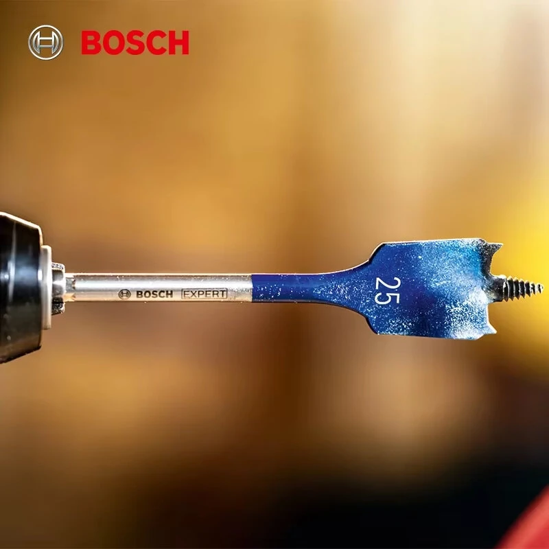 Bosch Expert Series Wood Drill Bit Set - 13pcs 152mm Flat Milling Selfcut | Hex Shank - Image 4
