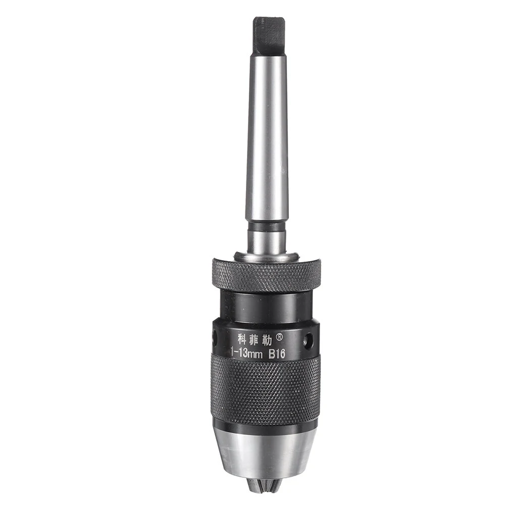 B16 Self-Tightening Keyless Drill Chuck | MT2 Arbor | 1-13mm Capacity - Image 3