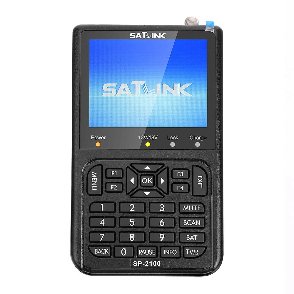 SATLINK SP-2100 HD Satellite Finder - DVB-S/S2 Meter with 3.5 Inch LCD Screen - Image 2