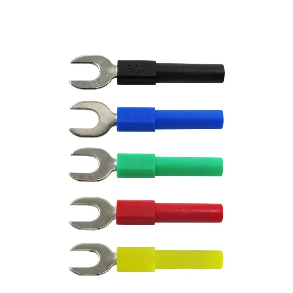 Cleqee P1050B 4mm Safety Stacked Banana Plug Lead | Silicone Wire with Crocodile Clip & Probe Kit - Image 3
