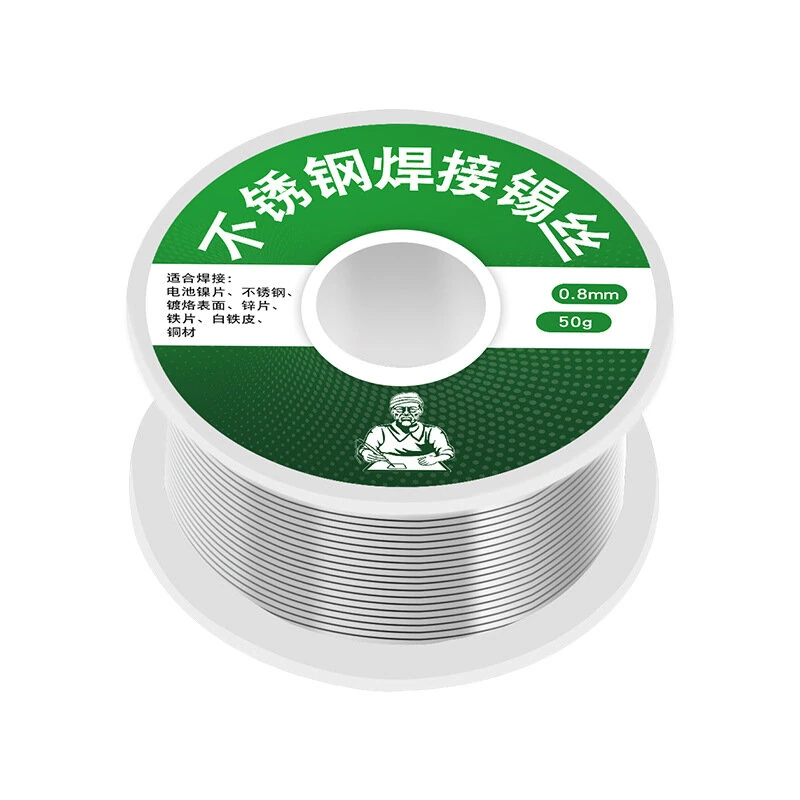 High Purity Solder Wire - Tin Alloy with 2.2% Flux | Eco-Friendly 20g 50g 100g Roll | Low Temperature for Metal Soldering - Image 2