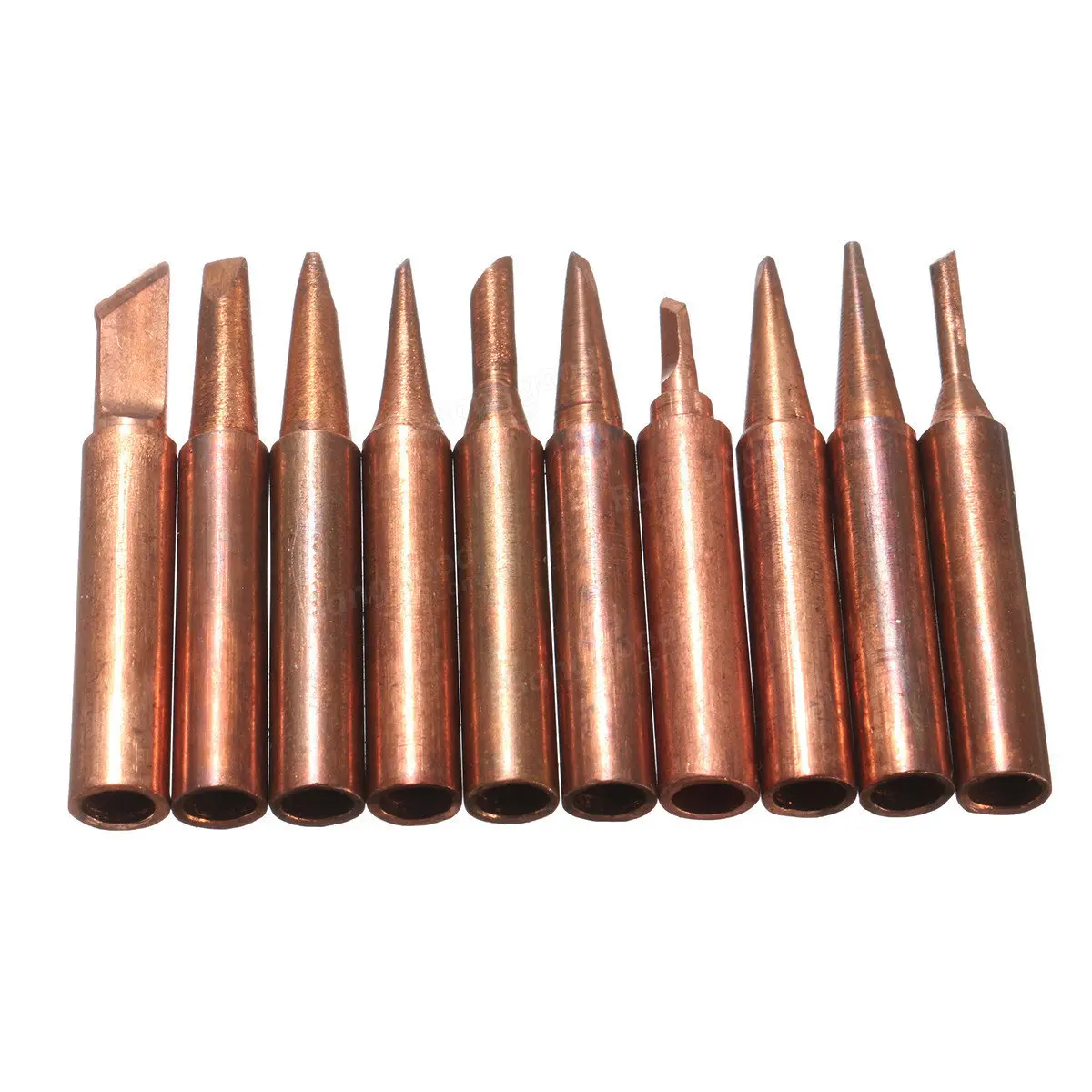 900M Series Soldering Tips - 10Pcs Pure Copper Electric Iron Heads for Soldering - Image 5