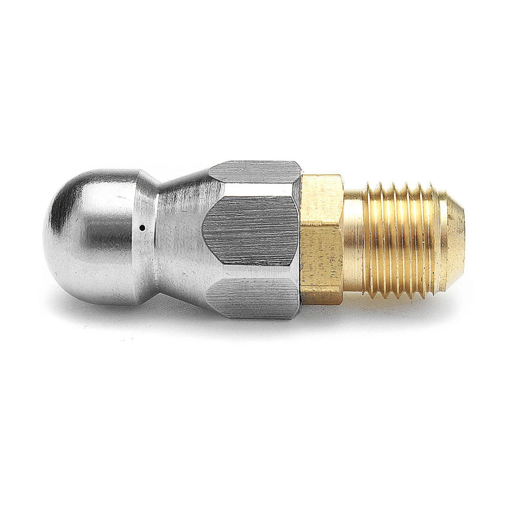 High Pressure Drain Nozzle - 1 Front 3 Rear M14 Thread for Pipe Dredge Cleaning - Image 5
