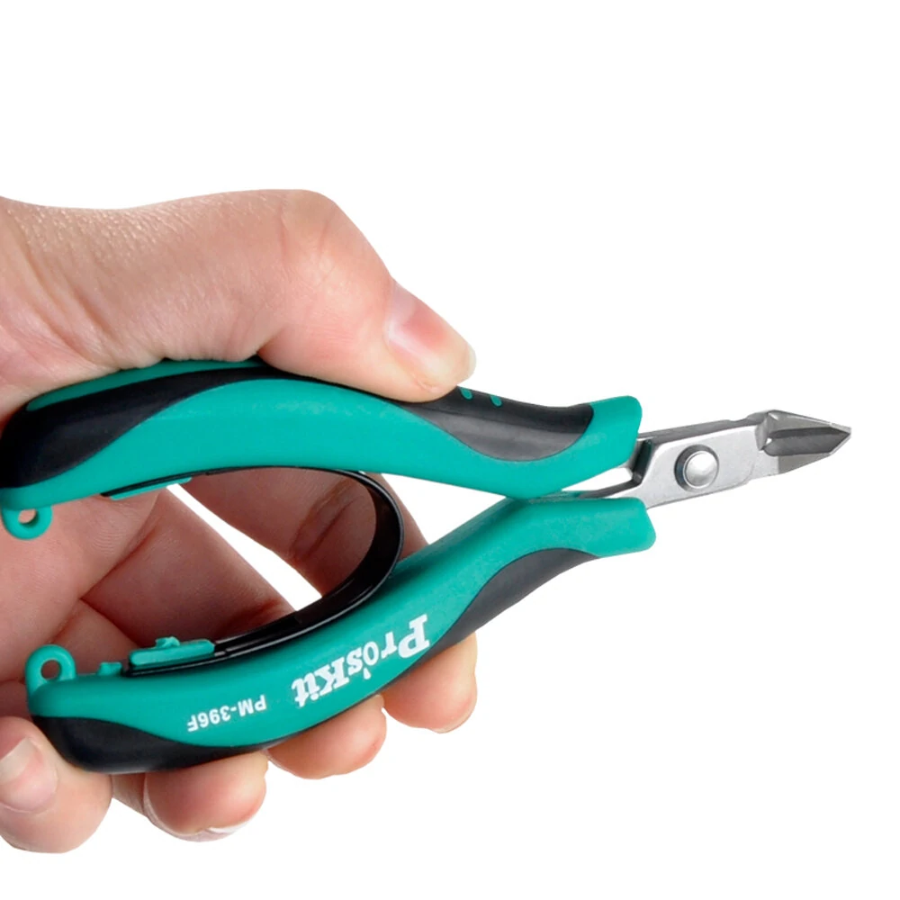 Pro'sKit PM-396F Diagonal Pliers | Side Cutter for Electrical Wire & Cable Beading - Image 3