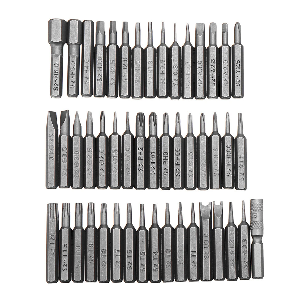 49Pcs Hex Shank Screwdriver Bits Set with Magnetic Handle | Rotating Energy Tool - Image 2