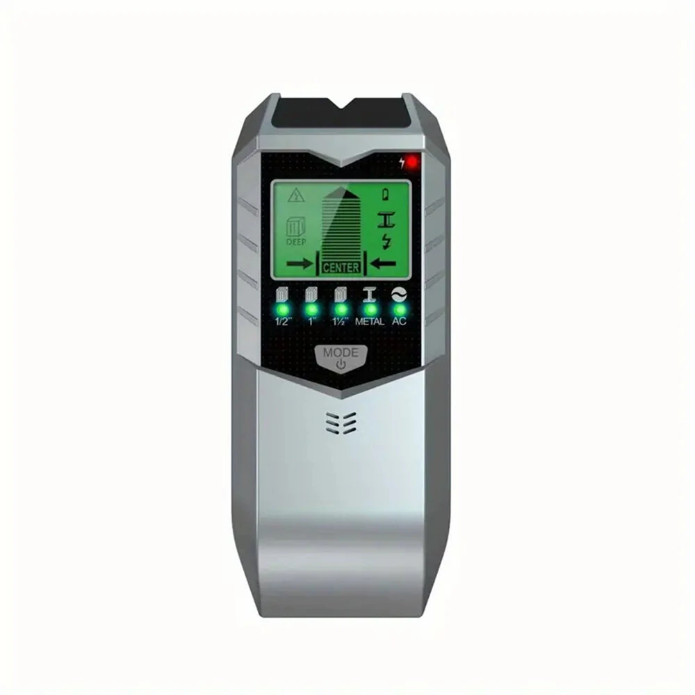 SH402 5-in-1 Electronic Wall Detector | Handheld Metal Stud Wood Finder with LED Display & Alarm - Image 3