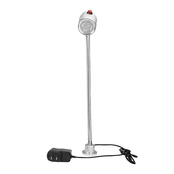 3W 220V LED Machine Light | 400mm Magnetic Base for CNC Mill & Lathe - Image 2